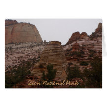Zion Nationalpark-Gruß-Karte