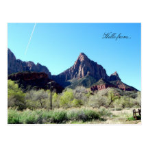 Zion Nationalpark Postkarte