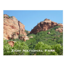Zion Nationalpark Postkarte