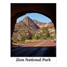Zion Nationalpark-Utah-Reise-Postkarten