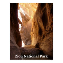 Zion Nationalpark-Utah-Reise-Postkarten