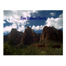 Zion staatlicher Wald Postkarte