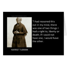 Zitat Harriet Tubman Karten
