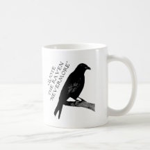 Zitieren Sie den Raben Kaffeetassen