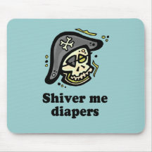 Zittere ich Windelbabyt-shirt Mauspads