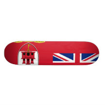 Zivile Fahne Gibraltar, Vereinigtes Königreich Skateboard Brett