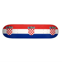 Zivile Fahne von Kroatien, Kroatien Flagge Individuelle Skateboarddecks