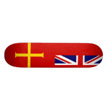 Zivile Fähnrich Guernsey, Vereinigtes Königreich Personalisierte Skatedecks