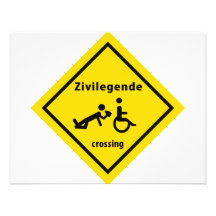 Zivilegende Überfahrtikone Individuelle Einladungskarte