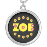 Zoe in Flores-Gelb Personalisierter Schmuck