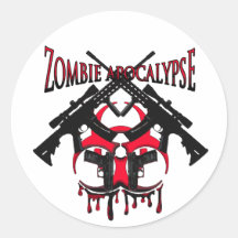 Zombie-Apokalypse Aufkleber