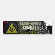 Zombie-Apokalypse-Kampf-bereiter Fahrzeug-Aufklebe Autosticker