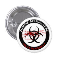 Zombie-Apokalypse-Warteteam-Knopf Buttons