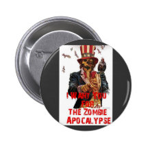 Zombie-Apokalypseknöpfe Anstecknadelbutton