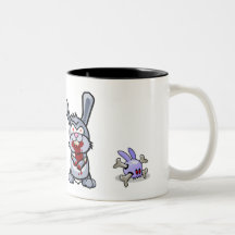 Zombie-Häschen Kaffee Tasse