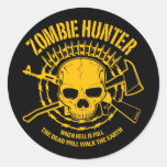 Zombie-Jäger-Aufkleber