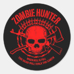 Zombie-Jäger-Aufkleber
