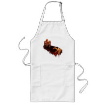 Zombie-Kostüm-Halloween-Schürze-Kürbis-Kleid
