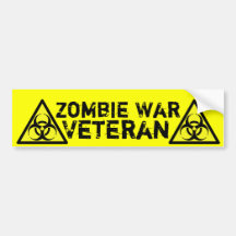 Zombie-Kriegsveteran - Autoaufkleber