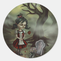 Zombie-Liebe findet wahre Liebe in einem Graveyard Sticker