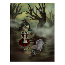 Zombie-Liebe findet wahre Liebe in einem Graveyard Postkarten