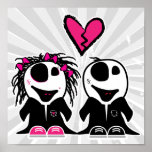ZOMBIE-LIEBE PLAKATDRUCK