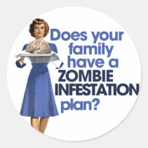 Zombie-Plage-Plan Sticker