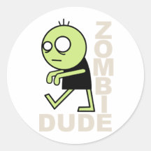 Zombie-Typ Aufkleber