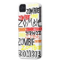 ZOMBIE-VERRÜCKTHEIT iPhone 4 Case-Mate HÜLLE