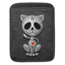 Zombie-Zuckerkätzchen, dunkel iPad Sleeve
