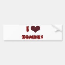 Zombies der Liebe I Autosticker