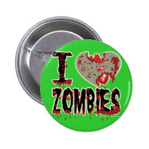 Zombies des Herzens I! grüner Stift Anstecknadel