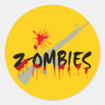 Zombies, glückliches Haloween Sticker
