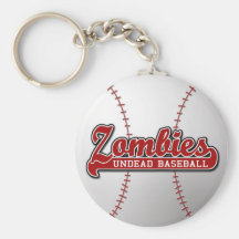 ZOMBIES untoter Baseball - keychain Schlüsselband