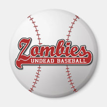 ZOMBIES untoter Baseball - Magnet