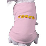 Zorro in Flores-Gelb Hunde Shirts