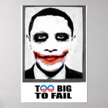ZU GROSS AUSFALLEN PLAKATDRUCK