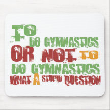 Zu Gymnastik tun Mousepad