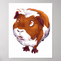 Zu neugieriges Meerschweinchen Posterdrucke
