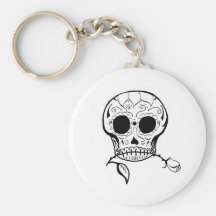 Zucker Skull Día de Los Muertos Schlüsselband