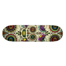 Zuckerschädel-Kunst "Tag vom toten " Skateboard Deck