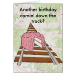Zug-Bahn-Geburtstag Karte