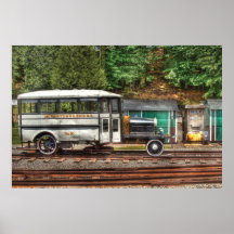 Zug - der Schienen-Bus Plakatdrucke