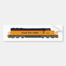 Zug-Motor: Klassisches Farbschema: Autosticker