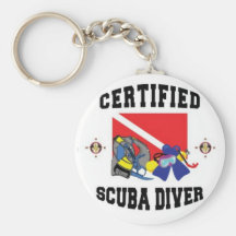 Zugelassener Sporttaucher Keychain Schlüsselbänder