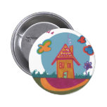 ZUHAUSE-BONBON-ZUHAUSE ANSTECKNADELBUTTON