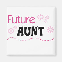 Zukünftige Tante Tshirts und Geschenke Magnete