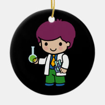Zukünftiger Chemiker/Wissenschaftler Weihnachtsbaum Ornamente