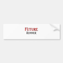 Zukünftiger Läufer Auto Sticker