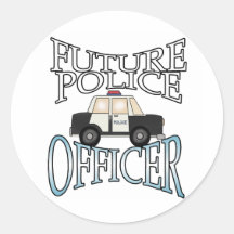 Zukünftiger Polizeibeamte Aufkleber